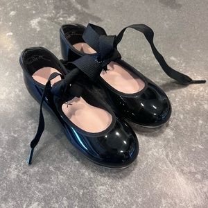 Capezio tap shoes toddler size 9